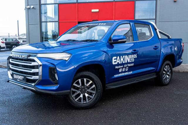 Maxus T90 0.0 130kW Elite Double Cab Pickup 88.5kWh Auto Pick Up Electric Blue