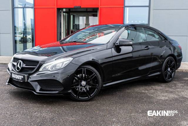 Mercedes-Benz E Class 2.1 E220d AMG Line Edition Premium 2dr 7G-Tronic Coupe Diesel Black