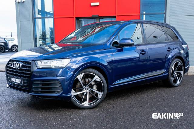 Audi Q7 3.0 50 TDI Quattro S Line 5dr Tiptronic Estate Diesel Blue