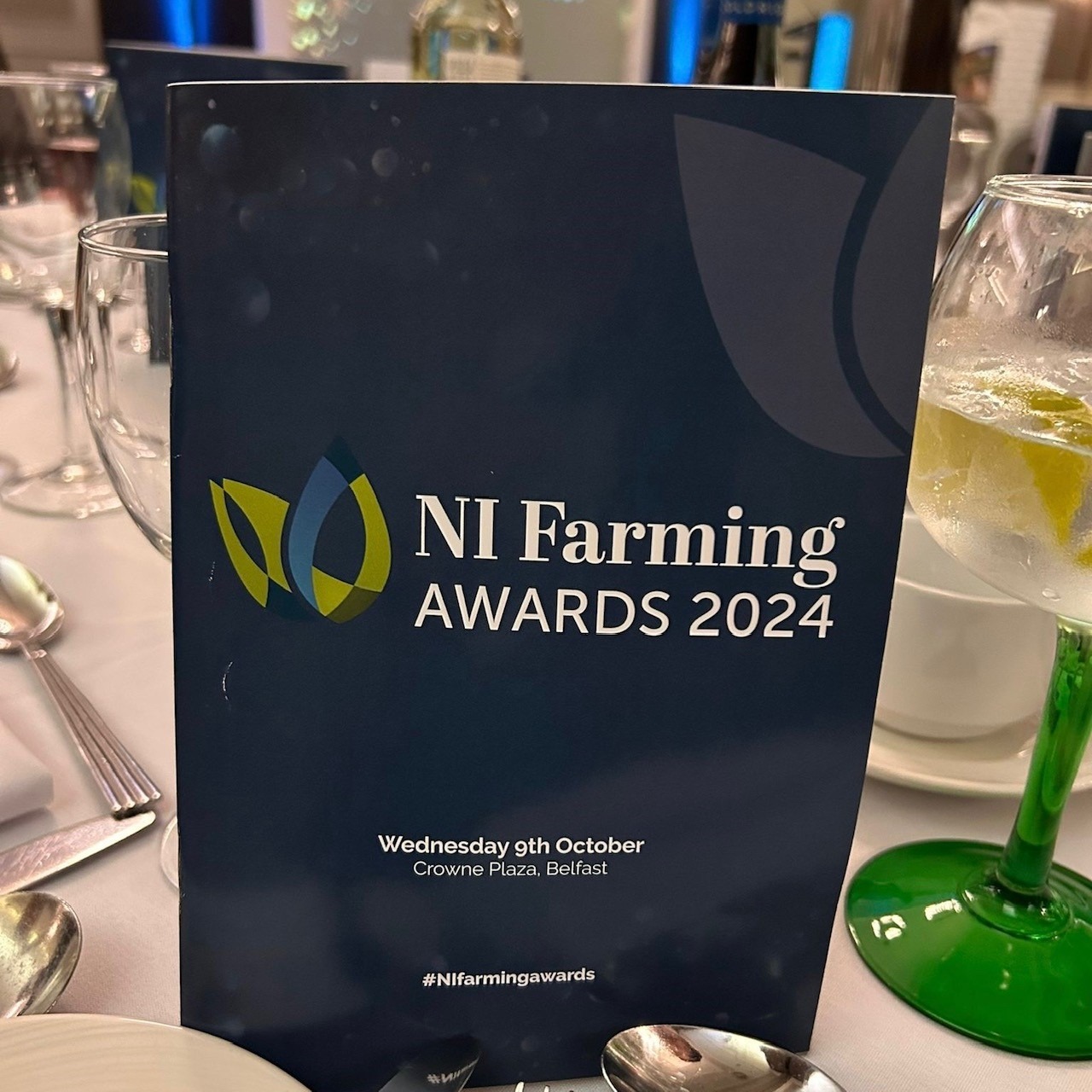 Proud Sponsors at this years NI Farming Awards